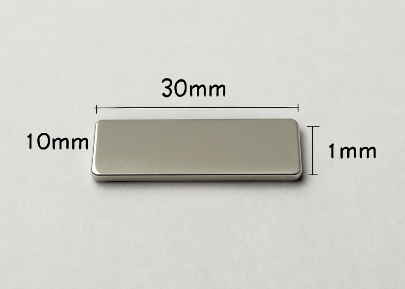 超薄钕铁硼磁铁片F30x10x1mm